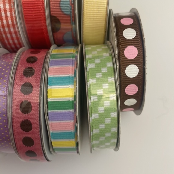 13 Ribbon Rolls American Crafts Elements & Premium New Crafts Gift Wrap Home - Picture 4 of 8